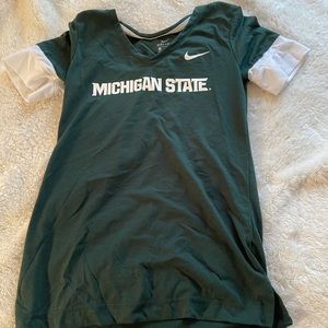 Nike Green Michigan State T-Shirt